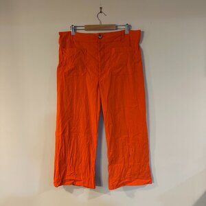 The Colette Cropped Wide-Leg Pants by Maeve at Anthropologie